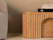 Transformer Table round bench in a modern design for dining or entryway seating