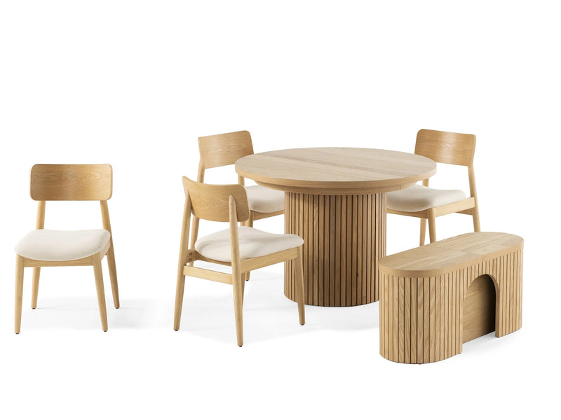 Transformer Table round dining set with a round table and matching chairsly sitting chairs