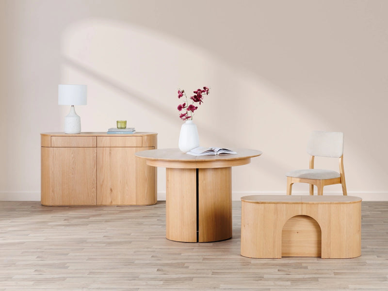 Transformer Table Eclipse dining table in a modern rectangular design