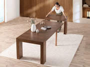 Transformer Table dining table with expandable design shown in a modern interior