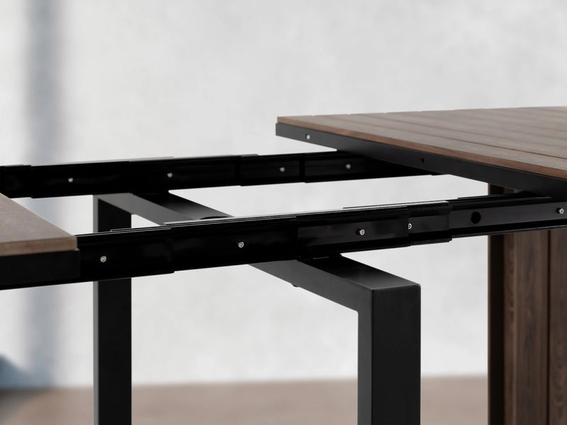 Transformer Table outdoor dining table, adjustable design for patio gatherings