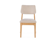 Transformer Table Eclipse dining chair in a modern design, shown in a neutral finish