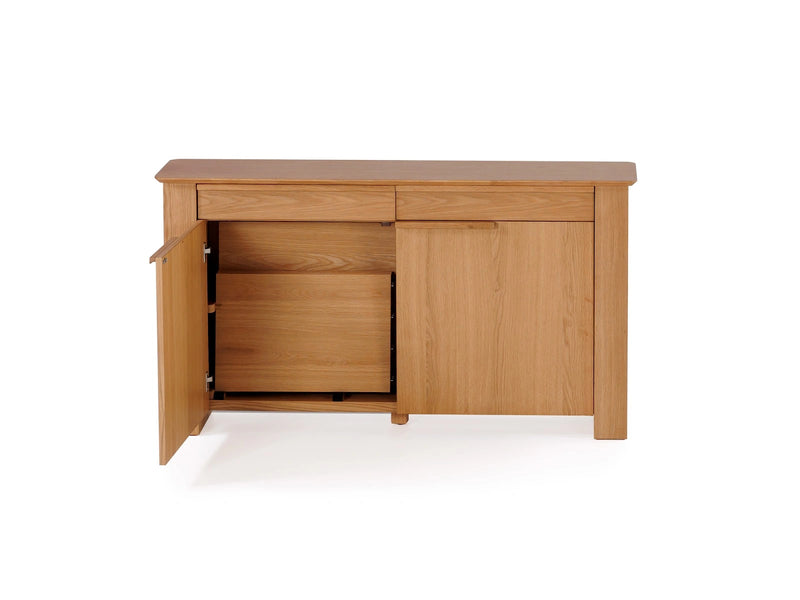 Transformer Table Nova Sideboard buffet in a modern design with spacious storage cabinets