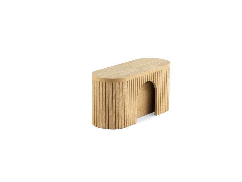 Transformer Table round bench in a minimalist design