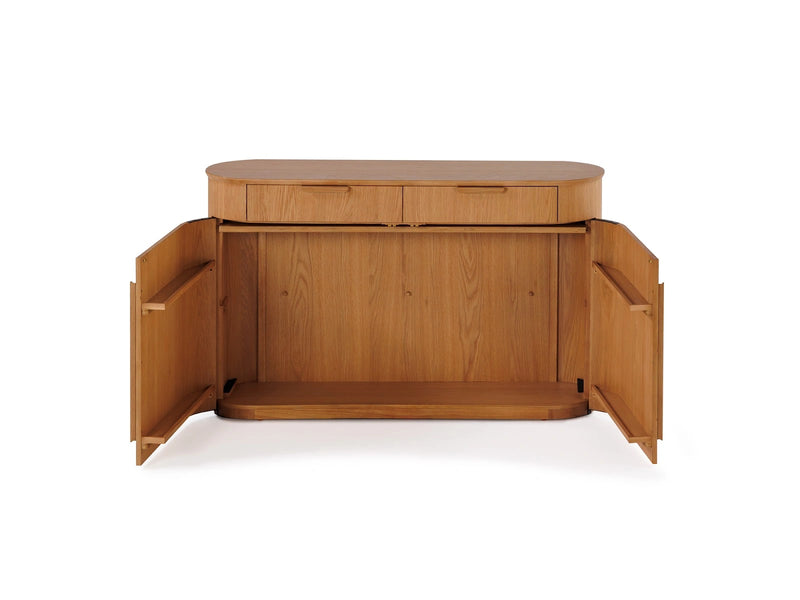 Transformer Table Eclipse sideboard buffet in a sleek, modern design for dining room storage