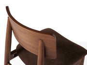 Transformer Table round dining chair in a modern design, shown from the front.