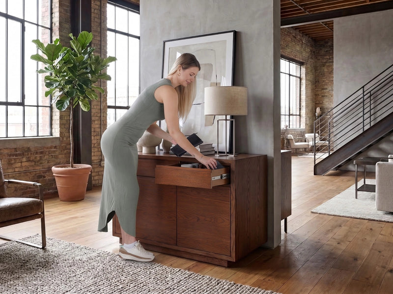 Transformer Table Transformer Sideboard buffet cabinet in a modern design