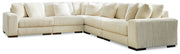 Ashley Furniture Lindyn living room set featuring a sofa and loveseat with plush cushions and modern design in a cozy living space.