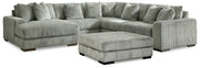 Ashley Furniture Lindyn living room set featuring a sofa and loveseat with plush cushions and modern design.