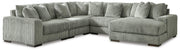 Ashley Furniture Lindyn living room set with plush sofa and armchair, featuring neutral fabric and modern design in a cozy living space.