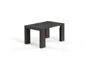 Transformer Table dining table shown in an adjustable expanded configuration