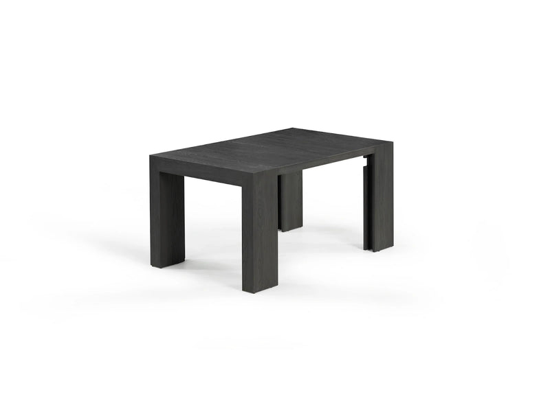 Transformer Table dining table shown in an adjustable expanded configuration