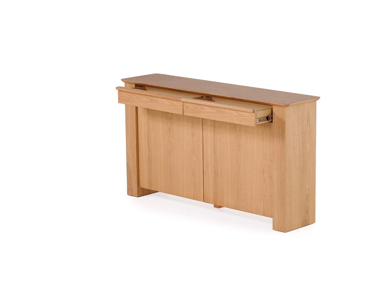 Transformer Table Nova sideboard buffet with sleek modern design and spacious storage cabinetry