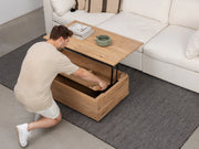 Transformer Table Transformer Coffee Table with expandable design and modern wood finish