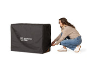 Transformer Table outdoor table console cover by Transformer Table, black protective furniture cover
