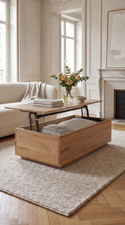 Transformer Table Transformer Coffee Table, extendable wood table with adjustable size and modern design