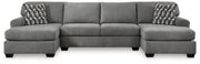 Ashley Furniture Birkdale Court sectional sofa with plush cushions and modern design in a neutral fabric.