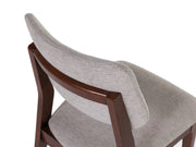 Transformer Table Nova dining chair in a modern design with a curved back and upholstered seat