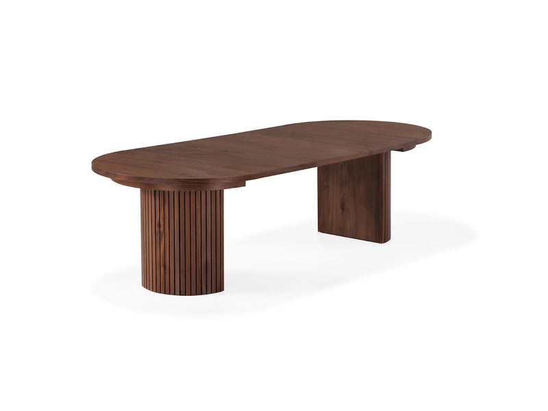 Transformer Table round dining table with adjustable design in a modern finish
