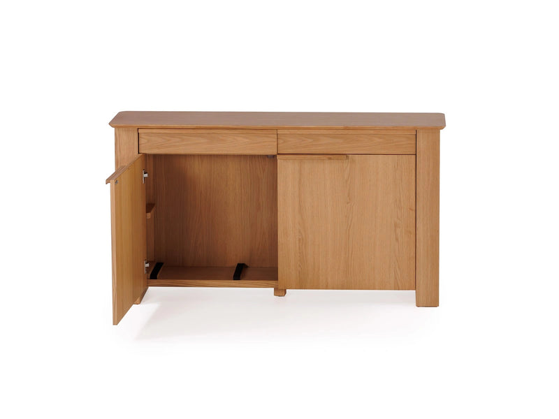 Transformer Table Nova sideboard buffet in a modern design with spacious cabinet storage
