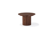 Transformer Table round dining table in a modern wood finish