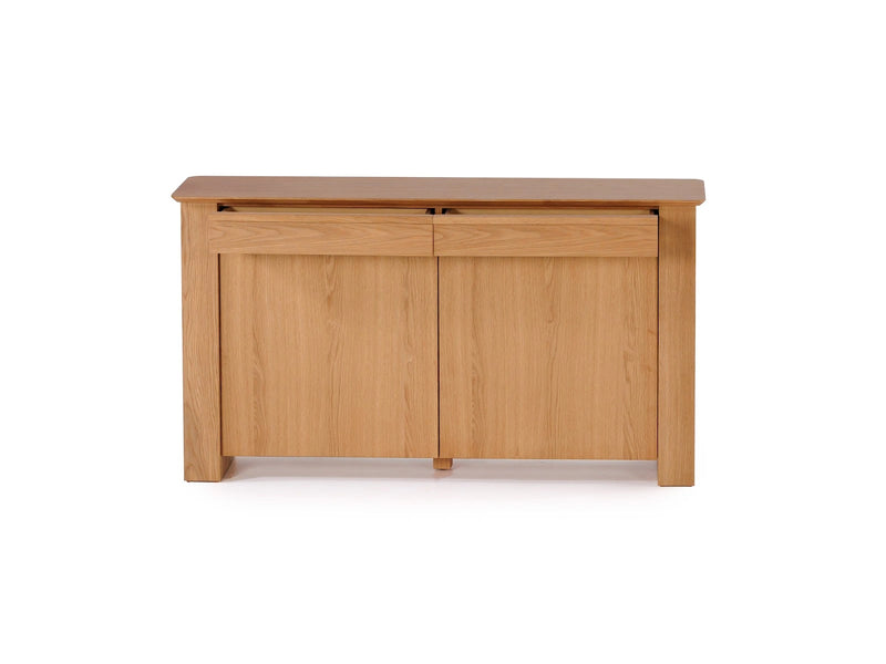 Transformer Table Nova sideboard buffet in a modern design with spacious storage cabinetry