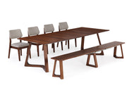 Transformer Table Nova dining set by Transformer Table, showing a modern extendable dining table with matching chairs