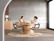 Transformer Table round dining table in a modern design