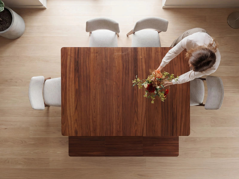 Transformer Table Nova dining table by Transformer Table in a modern wood finish