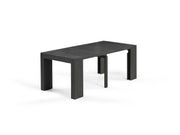 Transformer Table extendable dining table, shown in a modern wood finish