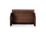 Transformer Table Eclipse sideboard buffet in a modern design, shown in a neutral finish