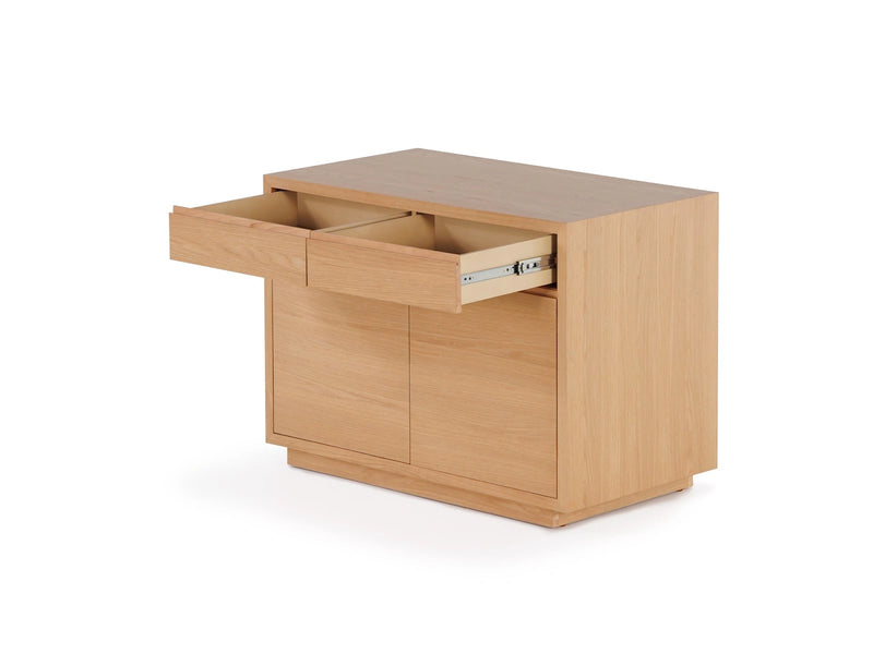 Transformer Table Transformer Sideboard buffet cabinet in a modern wood design