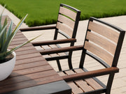 Transformer Table outdoor dining chair in a modern design.
