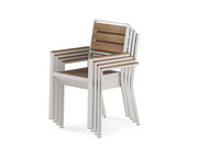 Transformer Table outdoor dining chair in a modern design.