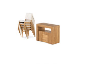 Transformer Table dining set with expandable dining table and matching chairs by Transformer Table