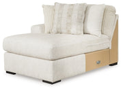 Ashley Furniture Chessington sectional with double chaise, shown from an angled view highlighting the spacious seating and plush cushions.