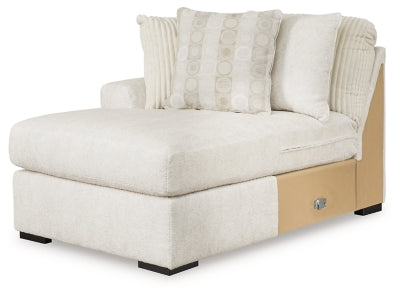 Ashley Furniture Chessington sectional with double chaise, shown from an angled view highlighting the spacious seating and plush cushions.
