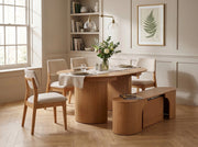 Transformer Table Eclipse dining set with extendable dining table and matching chairs