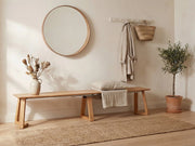 Transformer Table Nova bench by Transformer Table in a modern wood design
