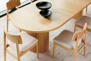 Transformer Table round dining table with expandable design for versatile seating arrangements