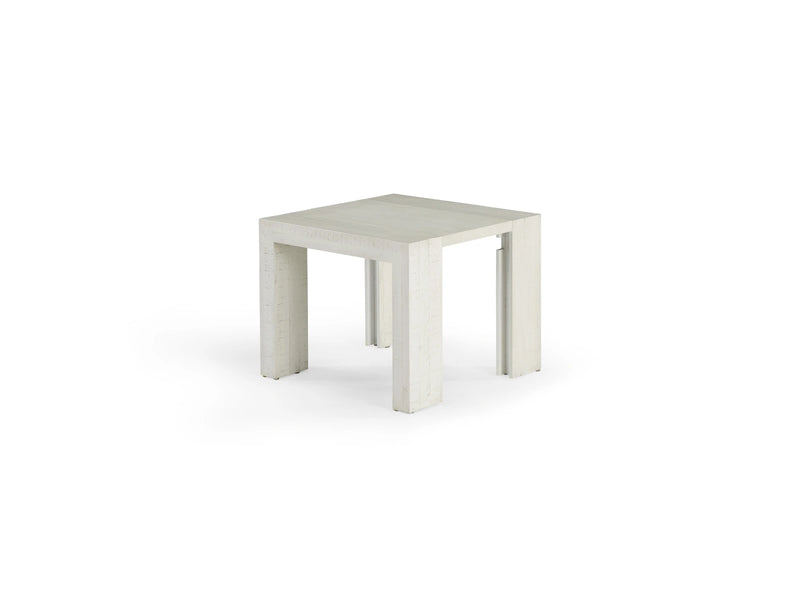 Transformer Table dining table shown in its extended configuration with a modern wood finish
