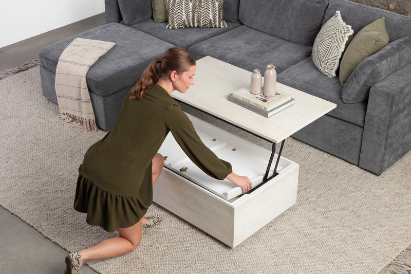 Transformer Table expandable Transformer Coffee Table in a modern wood finish
