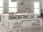 Transformer Table dining set with expandable dining table and matching seating chairs