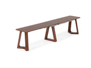 Transformer Table Nova bench in a modern design, shown from a side angle