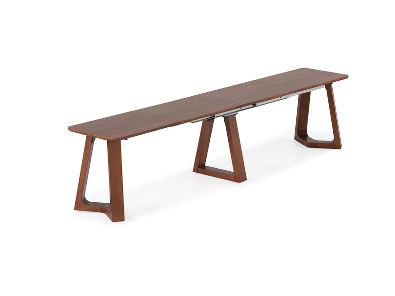 Transformer Table Nova bench in a modern design, shown from a side angle