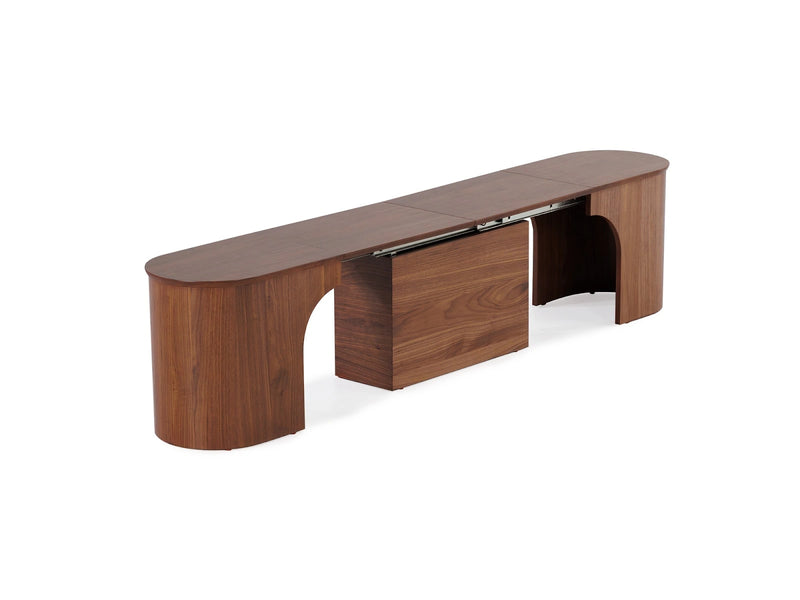 Transformer Table Eclipse bench by Transformer Table in a modern dark finish