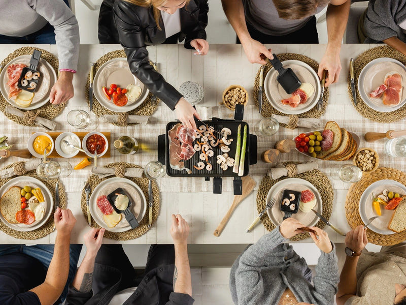 Transformer Table dining table with adjustable extension leaves in a modern wood finish