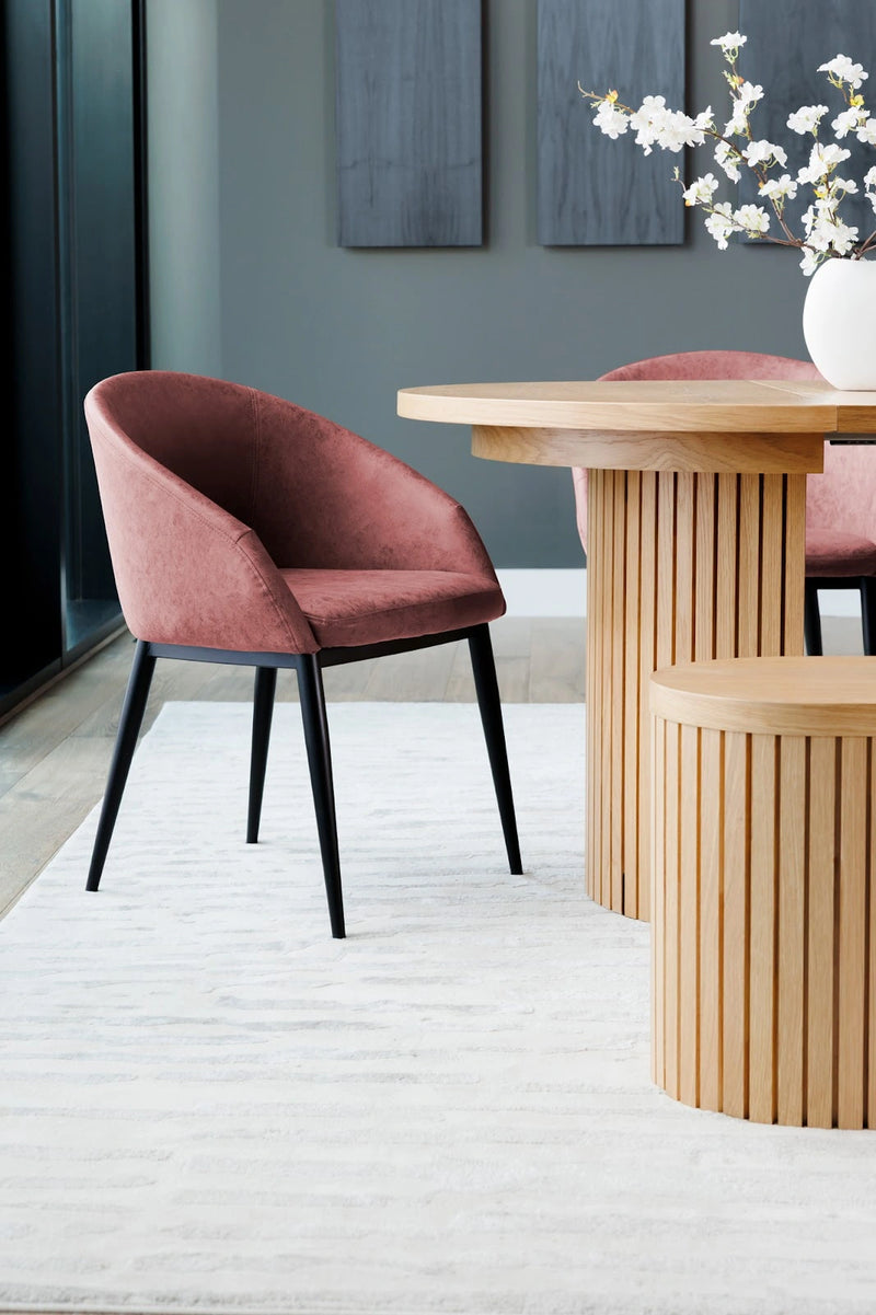Transformer Table round dining table shown in a modern interior setup