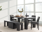 Transformer Table dining set by Transformer Table with expandable dining table and matching benches