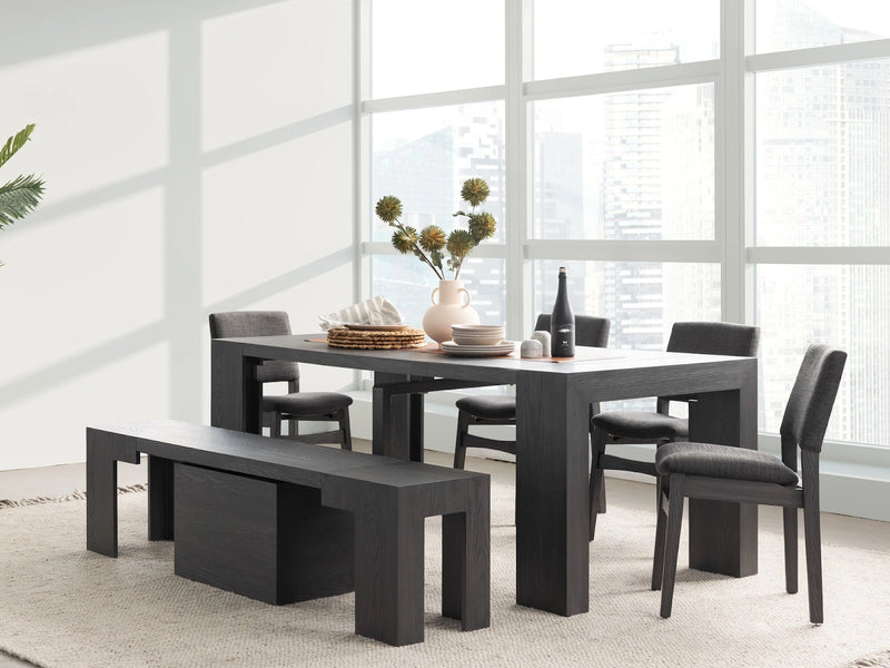 Transformer Table dining set by Transformer Table with expandable dining table and matching benches